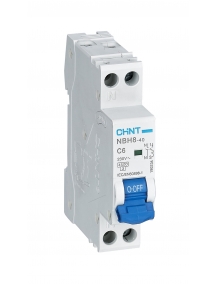 190234 chint  NBH8-40/C6 1P+N 6A Curva C 4,5kA interruttore Magnetotermico 1 modulo