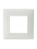 Vimar 14642.01 placca 2 posti bianca plana Vimar 14642.01