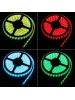 striscia strip rgb bobina 5 metri 72w smd 5050 300led ip20 24v multicolor super luminoso 0717