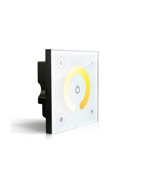 controller dimmer varialuce touch cct bianco  led freddo e caldo da incasso 196w dc12v  392w dc24v 1179