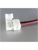 connettore strip striscia led 5050 con filo di 20cm larghezza 10mm nuovo 0151