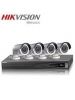Kit TVCC videosorveglianza 4 telecamere + DVR 4 canali + HD500GB nuovo + alimentatori