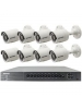 Kit TVCC videosorveglianza 8 telecamere + DVR 8 canali + HD1TB nuovo + alimentatori