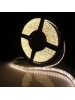 strip led striscia bobina 5 metri  24v 48w 600smd3528 ip65  luce naturale 3600 lumen impermeabile 5909
