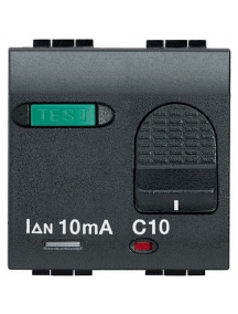 bticino living international magnetotermico differenziale 1p+n 16a 10ma salvavita bticino l4305/16/16