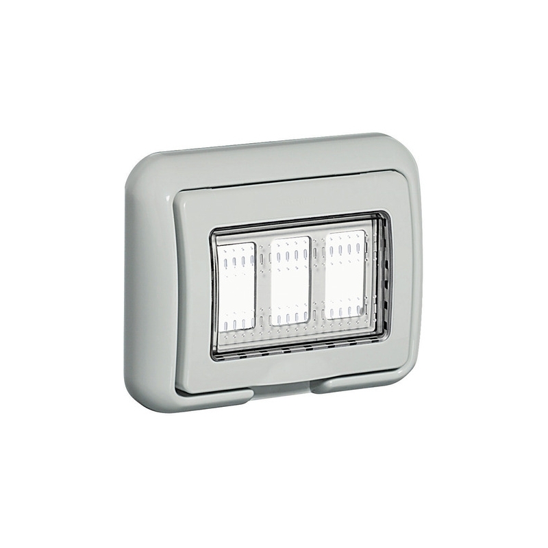 Coperchio IP55 Bticino Matix Per Scatola Incasso 3 Moduli - Bianco, Resistente Ad Acqua E Polvere - Foto 5