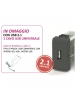 4B.L.USB presa living light antracite