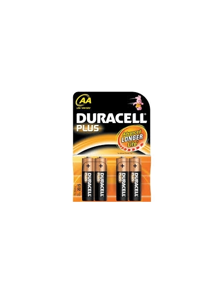 duracell batterie stilo alcaline  mn1500 1,5Volt plus power