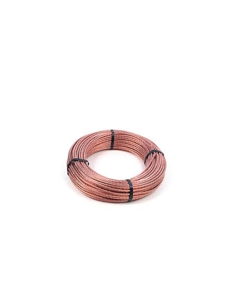 corda treccia  di rame nudo diametro 50mm in matassa da kg 45  100 metri  ff5corrig50m