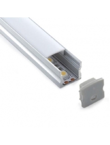 profilo led alluminio barra estruso 1715 1 metro  stripLed 8 10mm cc 32 alto 1901