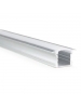 profilo led alluminio barra 1915 1metro per strip led 8 10mm mod cc 31 alto estruso 1902