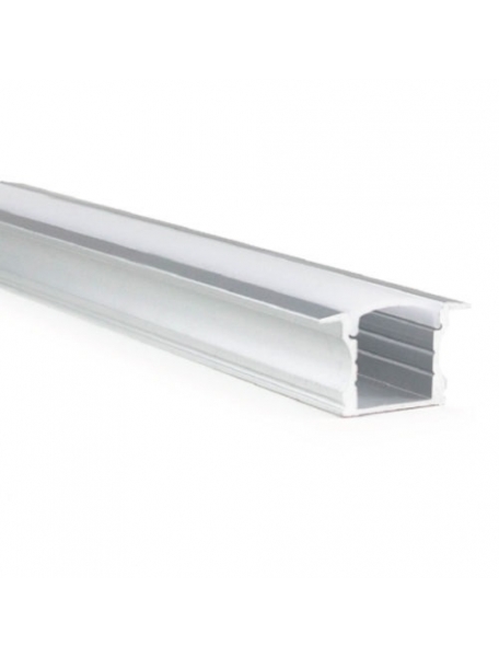 profilo led alluminio barra 1915 1metro per strip led 8 10mm mod cc 31 alto estruso 1902