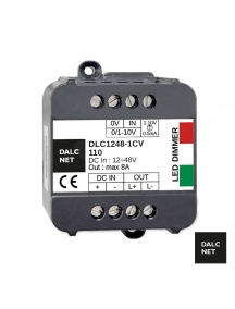 dimmer varialuce a pulsantiera dalcnet easy dlc1248 1cv 110 strip led dc12v 24v 2069