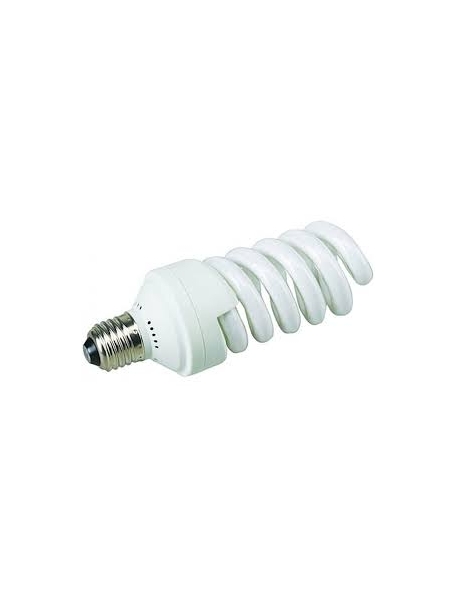 lampada fluorescente bianca luce fredda 6400°k E40 85w spirale T4 nxl 727665