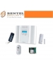 centrale bentel antifurto allarme casa wireless kit bentel bw64-kv con gsm e accessori 64 zone