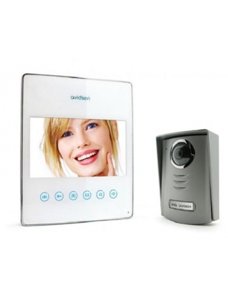 videocitofono ultrapiatto slim 7 pollici bianco touch avidsen 112211
