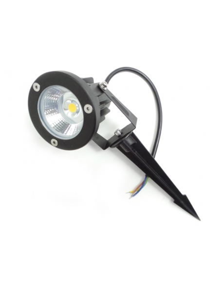 faretto a picchetto giardino led 6w 220v luce fredda stagno ip65