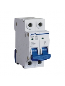 interruttore magnetotermico 63a 1p+n 6ka 2 moduli curva c