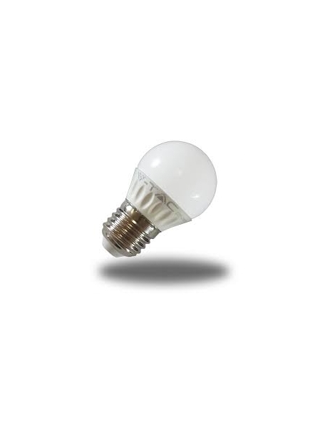 lampada lampadina sfera 6w led e27 luce fredda miniglobo v-tac 1879