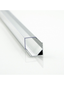 profilo led alluminio barra angolare 1metro  strip 8 10mm 1616 quadrato 1897