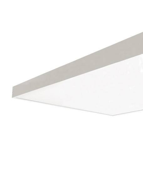 supporto in metallo per montaggio esterno per pannelli led 120x60 a soffitto