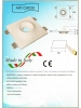 faretto incasso quadrato in gesso con svasatura a scomparsa csf020