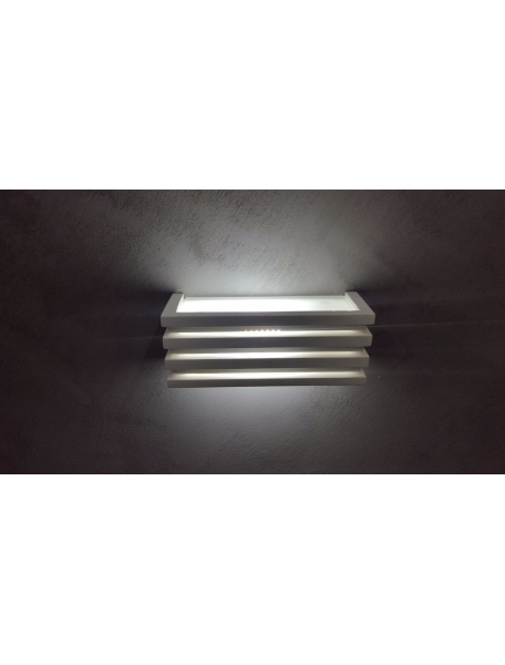 plafoniera lampada applique in gesso ceramico verniciabile biemissione csf240