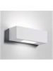 applique lampada biemissione in gesso ceramico verniciabile csf527