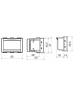 cronotermostato da incasso digitale touch screen universale perry 1cr cds26