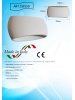 plafoniera applique lampada led a parete biemissione in gesso ceramico csf550