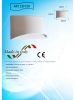 applique plafoniera lampada led biemissione moderna in gesso ceramico csf720