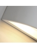 applique plafoniera lampada led biemissione moderna in gesso ceramico csf720