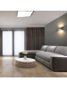 applique plafoniera lampada led biemissione moderna in gesso ceramico csf720