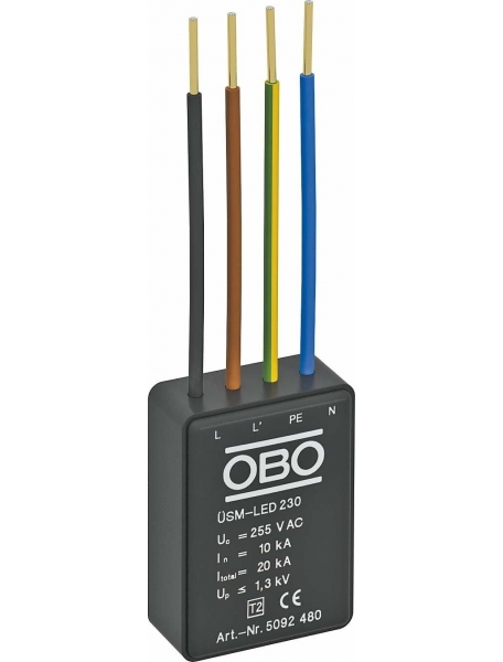 OBO BETTERMAN 5092480 LIMITATORE DI SOVRATENSIONE PER CORPI ILLUMINANTI A LED ÜSM-LED 230