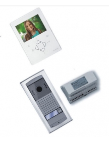 videocitofono monofamiliare a colori farfisa 2 fili cablaggio facile farfisa zh1252aglew