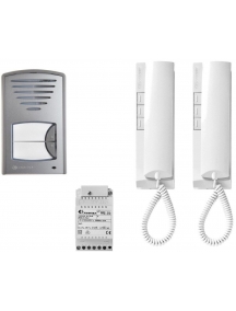 kit citofonico due fili bifamiliare farfisa 2cksd