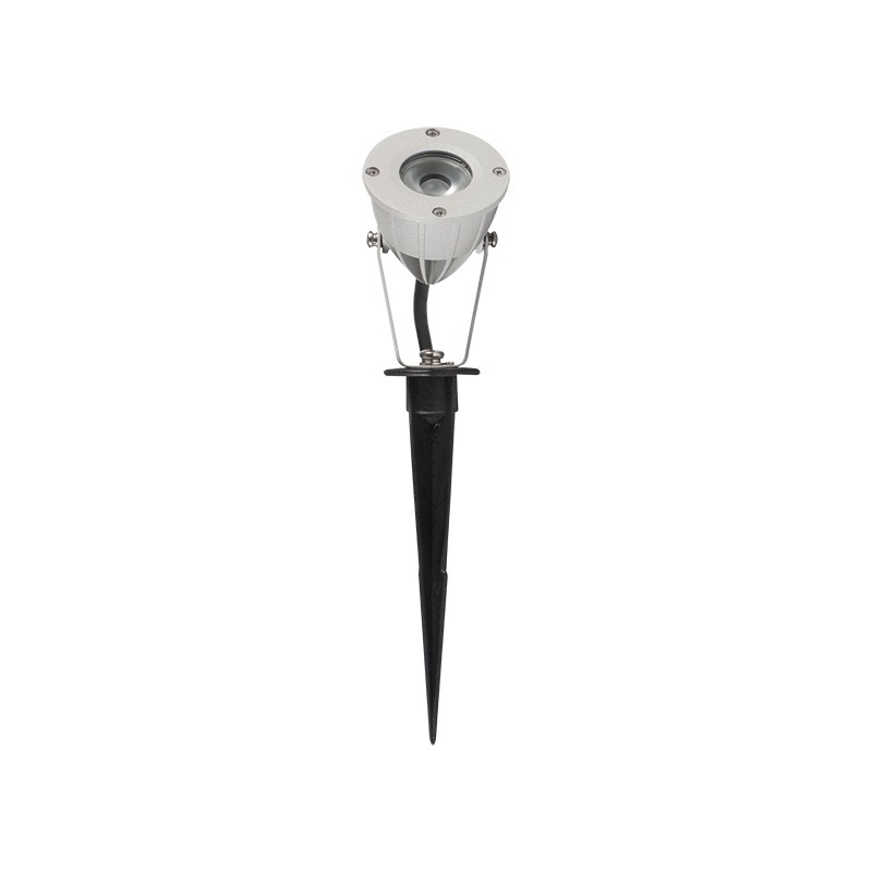 Planetitaly Faretto Da Giardino A Picchetto IP65 Per GU10 - Orientabile Per Vialetti, Piante, Facciate - Colore Corten (Senza Lampada)