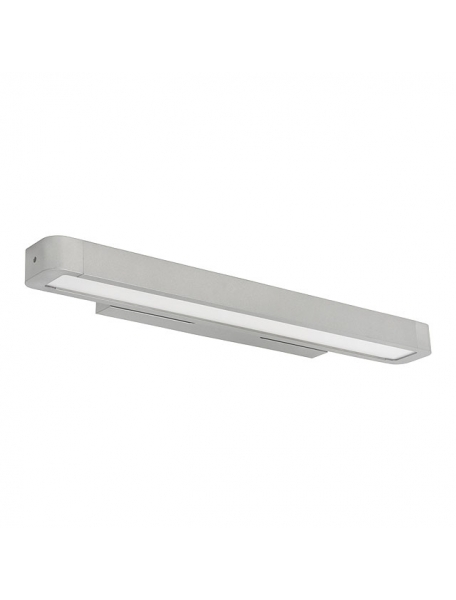 applique lampada da parete led argento lineare 18831 kanlux