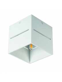 cubo luce diretta led g9 bianco metallo kanlux 27025 asil a soffitto