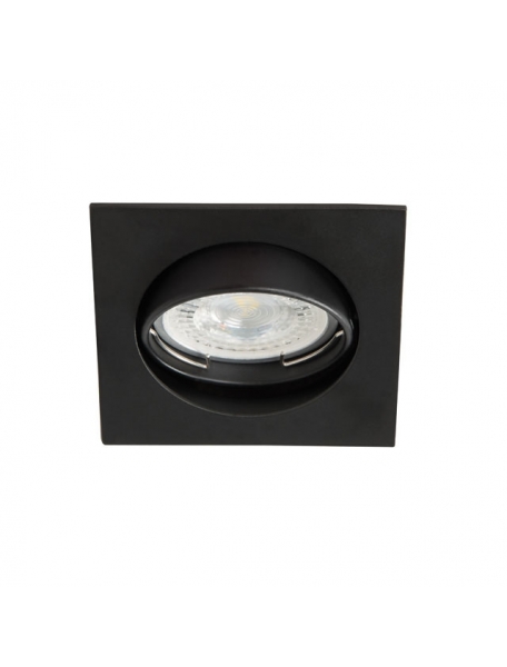 Kanlux Porta Faretto Incasso Quadrato Orietabile Nero Opaco NAVI CTX-DT10-B 25991