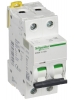 magnetotermico schneider 2 poli 16 a 6ka curva c ic60n 2 moduli a9f74216