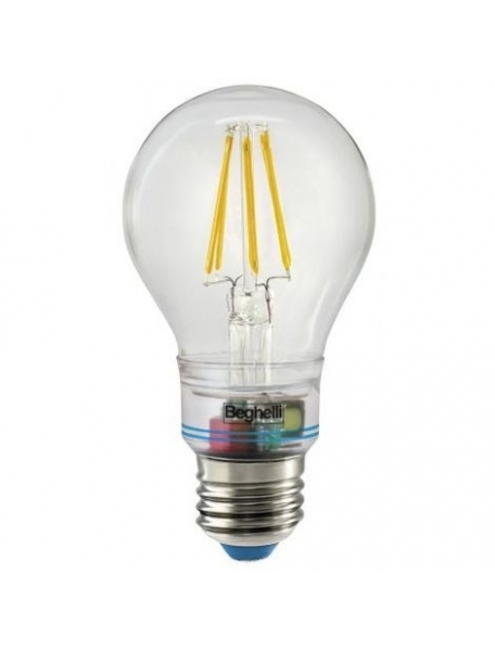 beghelli goccia retro' emergenza sorpresa zafiro led 6w e27 2700°k anti black out 56305