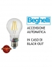 beghelli goccia retro' emergenza sorpresa zafiro led 6w e27 2700°k anti black out 56305