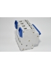 interruttore quadripolari interruttore magnetotermico da guida din quadro 400 vac 4poli 16a curva c 6ka 4 moduli  chint 51407 18