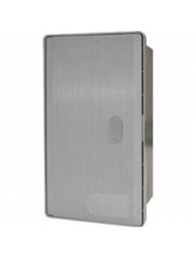 Piastra Di Fondo Per Quadri Elettrici Bocchiotti In Vetroresina - Modello PF VTR 02 04671, Colore Acciaio, Dimensioni 365x242x1.5 Mm