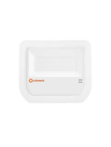 Ledvance Proiettore Esterno 50W LED - Nero, IP65, IK07, Vetro Temperato