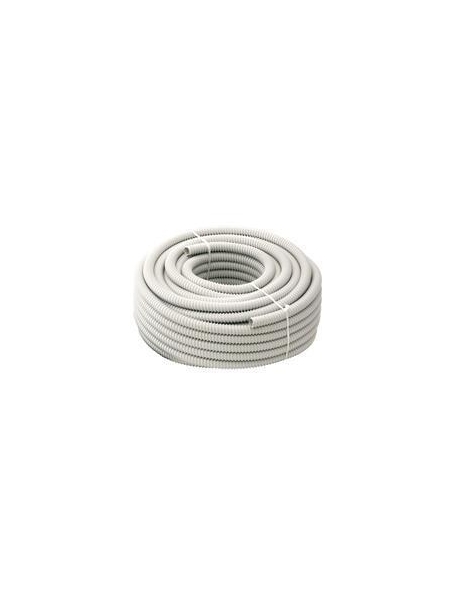 tubifor diametro 25 tubo pieghevole bianco corrugato con tirafilo 50 metri TUBTF01025WT050