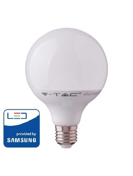 lampadina led  v tac pro vt 288n e27 globo g120 18w Chip Samsung luce naturale