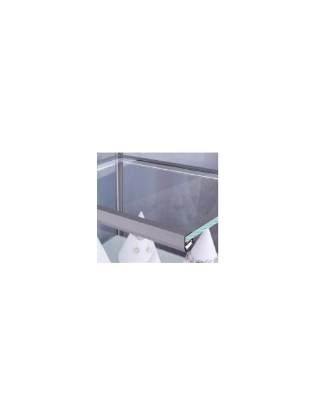 profilo in alluminio edge10 bc 1 metro anodizzato opaco 5856