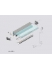 profilo in alluminio edge10 bc 1 metro anodizzato opaco 5856